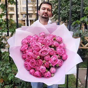 Букет цветов "Сердце королевы"