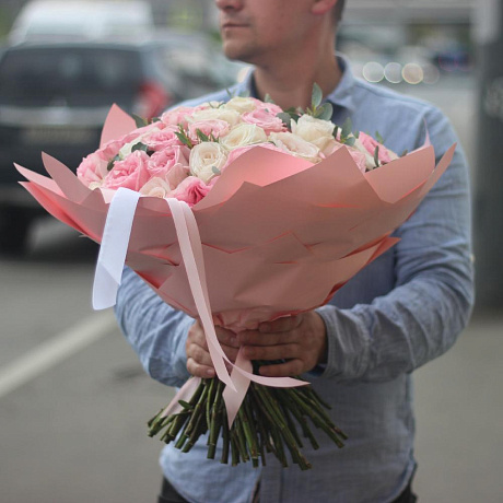 51 пионовидная ароматная роза - Фото 3