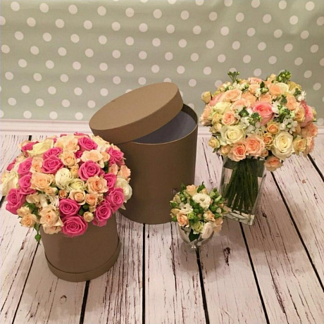 3 БУКЕТА ДЛЯ ЖЕНЫ МАМЫ И ДОЧКИ - Фото 2