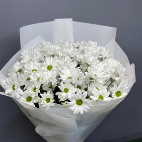 Букет из белых хризантем №171