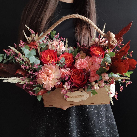 Букет цветов Пино Нуар - Фото 3