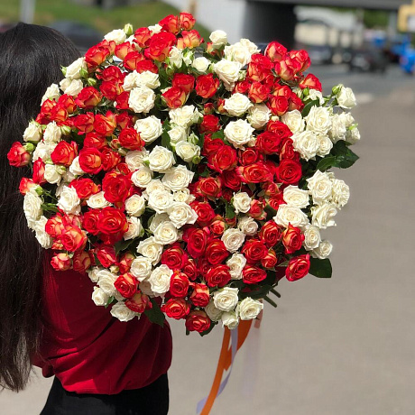 Кустовая роза микс - Фото 2