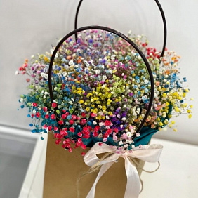 Букет цветов "Радуга" №176