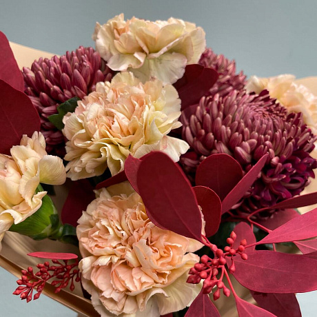 Букет цветов Персиковый №2 - Фото 2