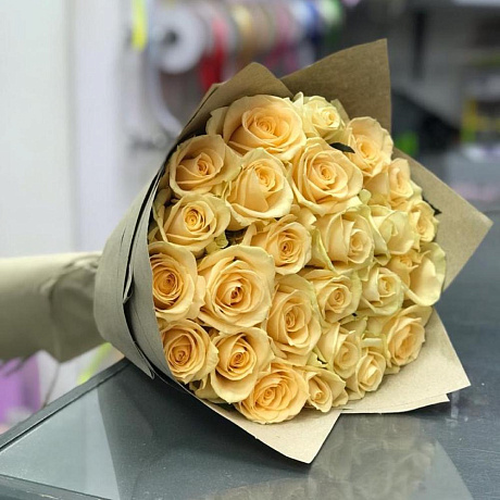 Букет Mono крем 25 - Фото 2