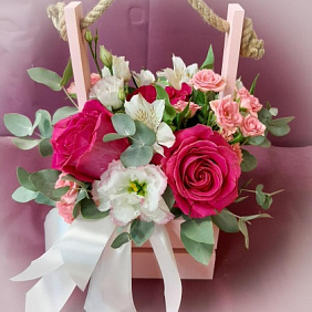 Ящик  с цветами №174