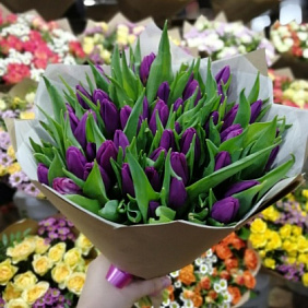 Букет из 49 тюльпанов №2