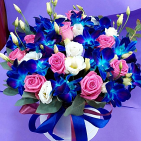 Цветы в коробке №788