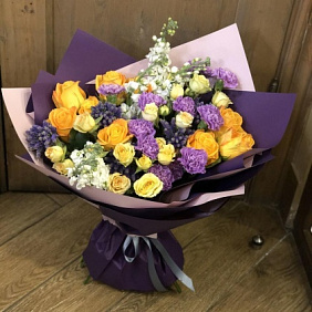 Букет цветов "Благородный вкус" №168