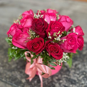 Цветы в коробке №901