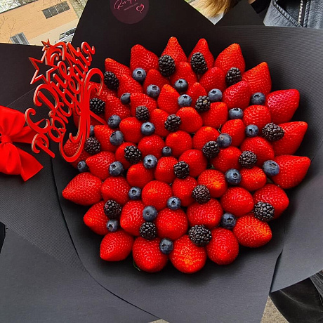 Букет Ягодный микс №164 - Фото 2