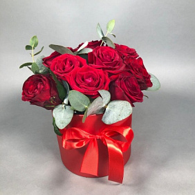 Букет цветов "Flowers in a box" №161