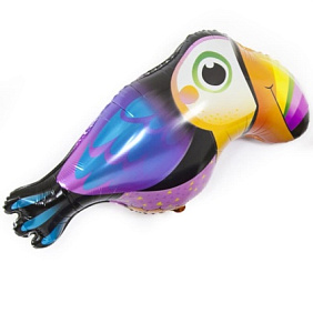 Фигура шар "Радужный тукан" 89 см