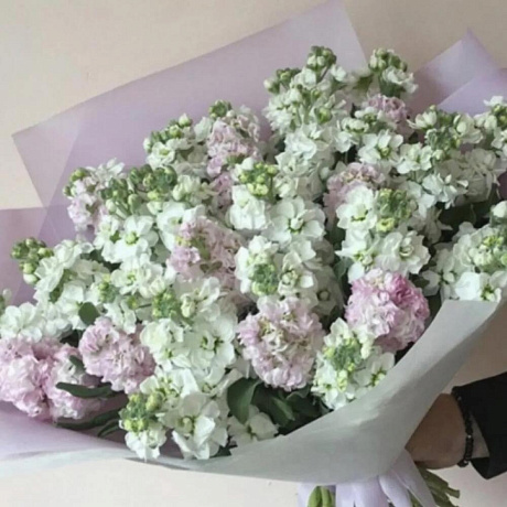 Букет из мотиоллой - Фото 3