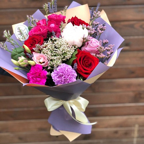 Букет цветов "Счастье рядом" №164