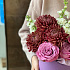 Пионовидные розы с хризантемой - Фото 3