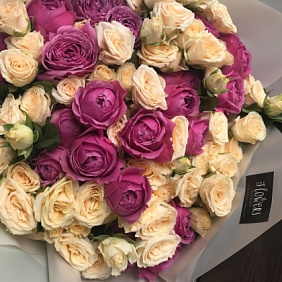 Букет цветов "Люблю всё больше"