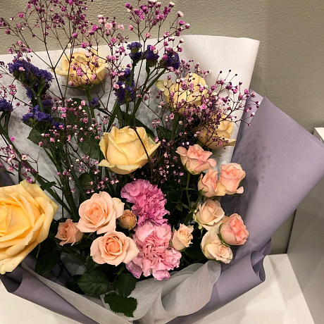 Букет роз на аквабоксе - Фото 3