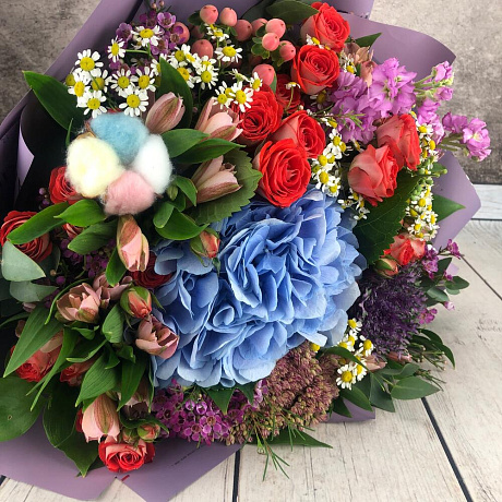 Букет цветов Анжелика №168 - Фото 5