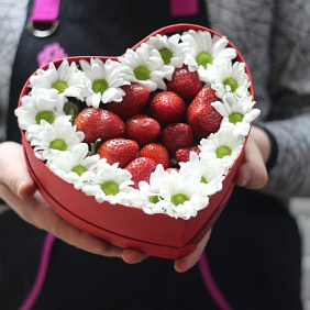 Букет цветов "Сердечко" №162