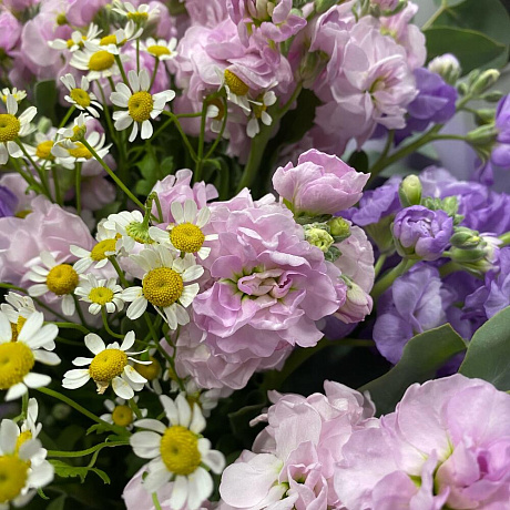 Букет из Маттиолы с Камиллой - Фото 6