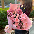 Нежный букет с ароматными французскими розами - Фото 2