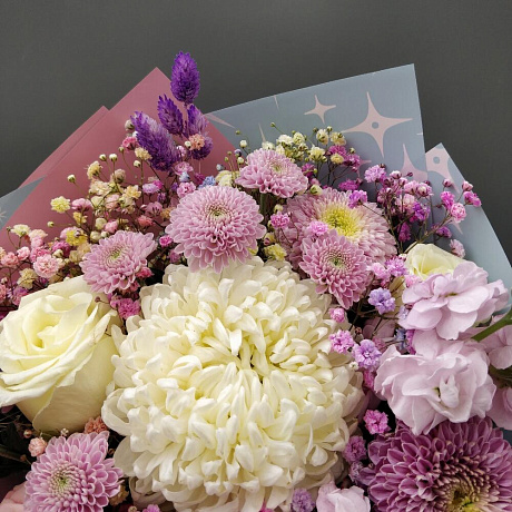 Букет цветов Нежный №162 - Фото 5