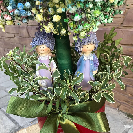 Букет цветов Свидание под деревом - Фото 2