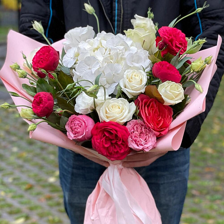 Букет «Малиновый пломбир» - Фото 4