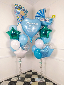 Композиция "Большое сердце" для мальчика