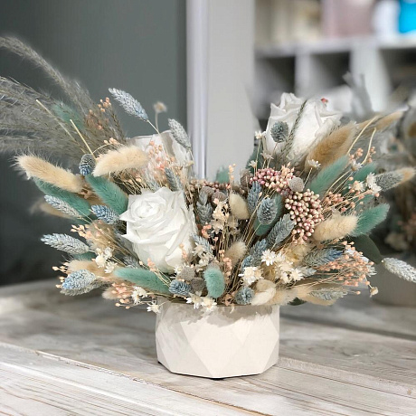 Букет цветов Лёгкость №160 - Фото 6