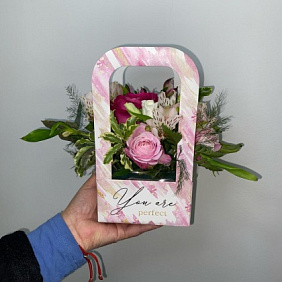 Цветы в коробке №292