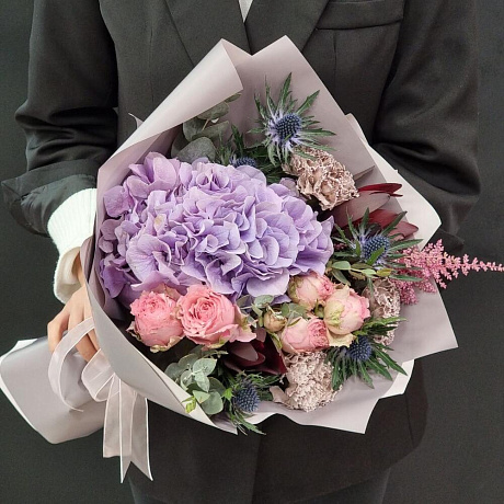 Авторский букет цветов № 115 - Фото 4