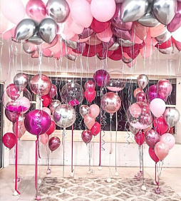 Композиция из шаров "Море шаров"