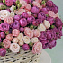 Премиум корзина кустовых пионовидных роз - Фото 4