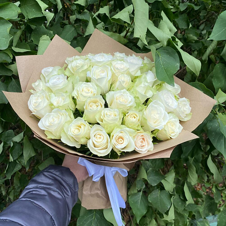 Букет из 35 роз микс №161 - Фото 2