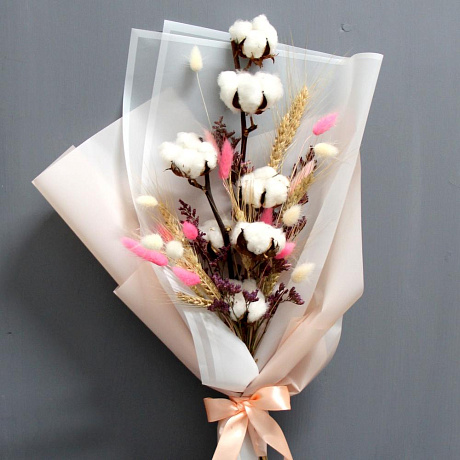 Букет Белый хлопок - Фото 2