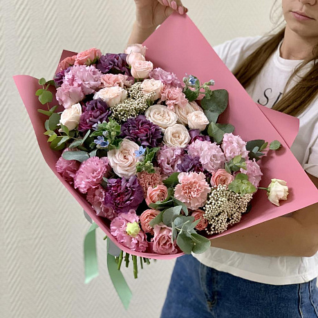 Букет цветов Сияющая улыбка XL - Фото 5