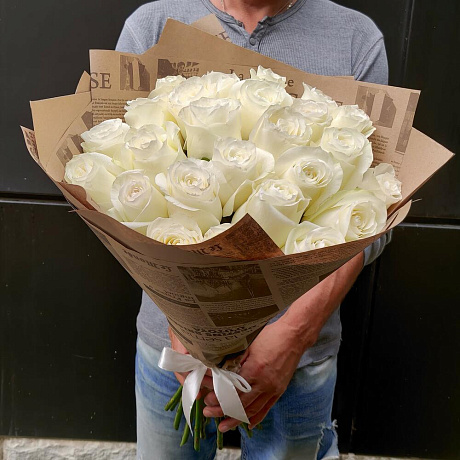 Букет из роз Белый ангел - Фото 3
