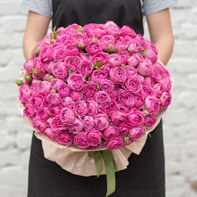 Кустовые пионовидные розы №174