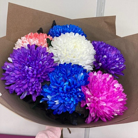 Букет цветов "Яркий 7" №160