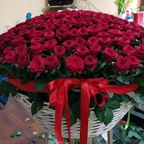 Букет из 251 красной розы