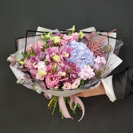 Авторский букет цветов № 119 - Фото 2