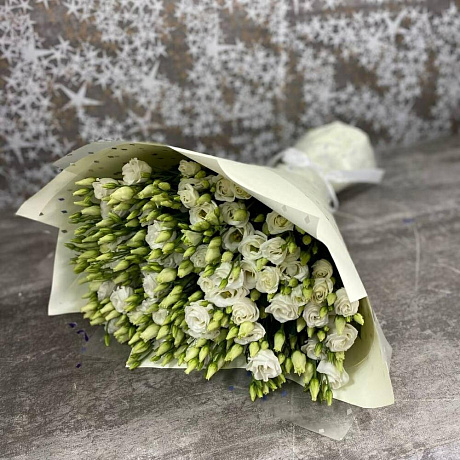 Белая эустома №160 - Фото 4