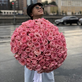 Букет цветов "Pink Ohara"