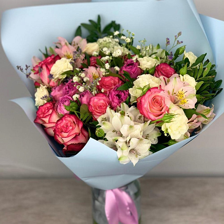 Букет цветов Розовое пралине - Фото 2