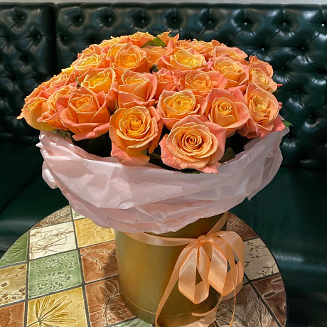 Коробка с 49 розами - Фото 4