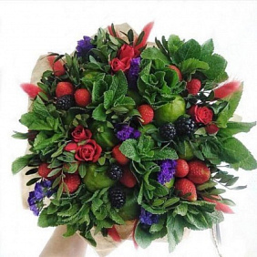 Букет "Сестра, мохито!" 30 см