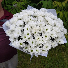 Букет цветов "Белое облако" №163