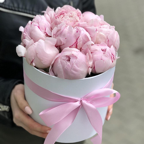 Коробка с пионами Анси - Фото 2